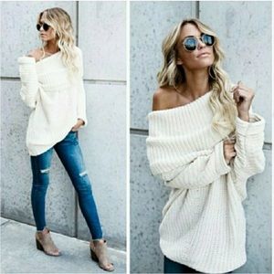 Vici Red Cowl Neck Sweater